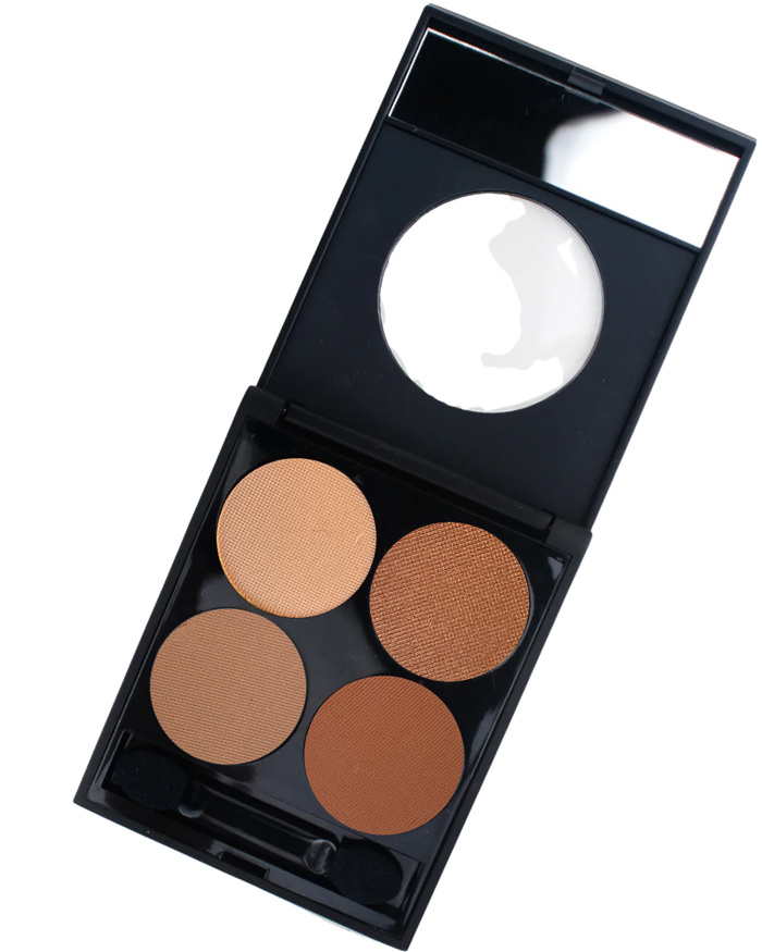 Talc Free Mineral Eye Shadow Palette - Cinnamon Latte