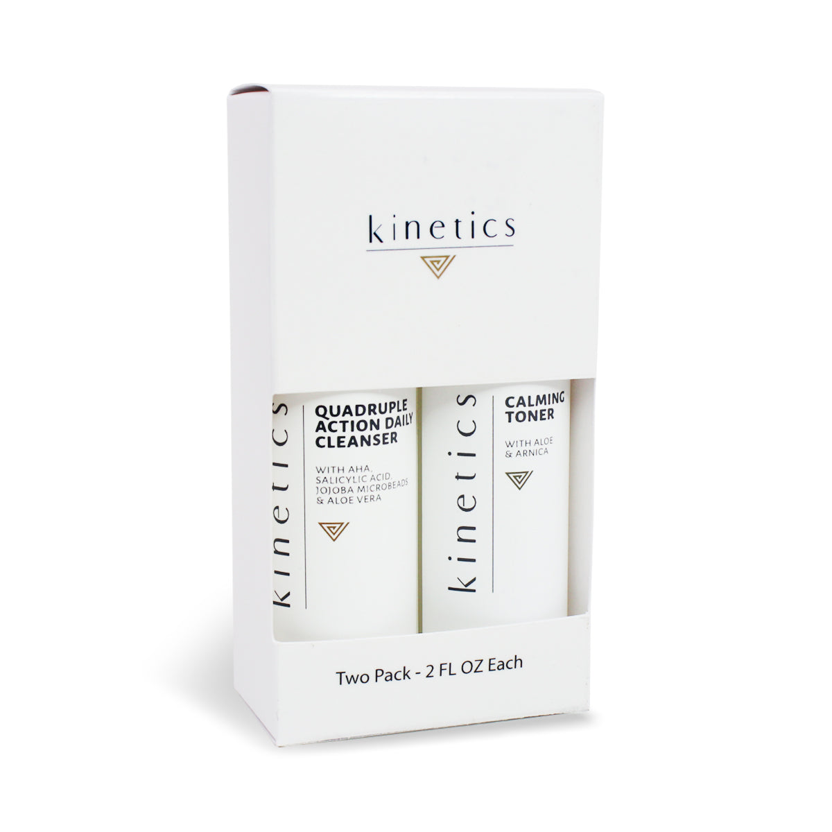 Quadruple action cleanser & Calming Toner 2 pack