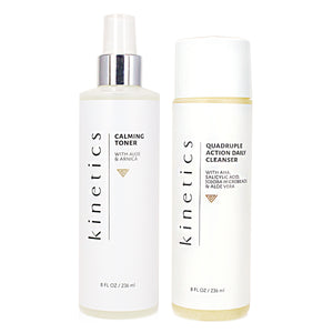 Quadruple action cleanser & Calming Large Set