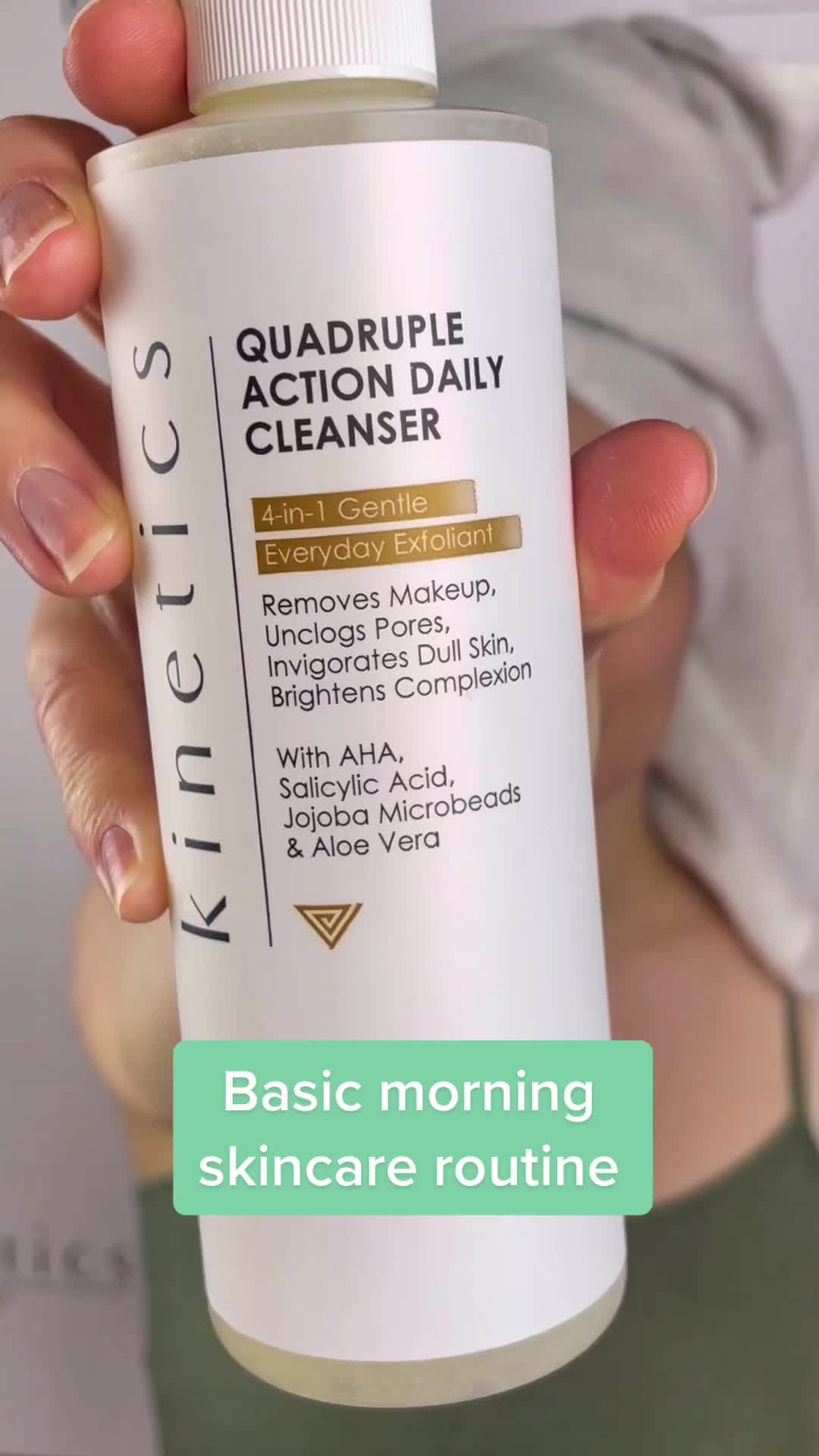 Morning routine for oily, sensitive skin